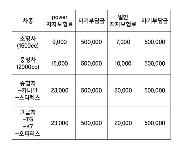 차량 보험료